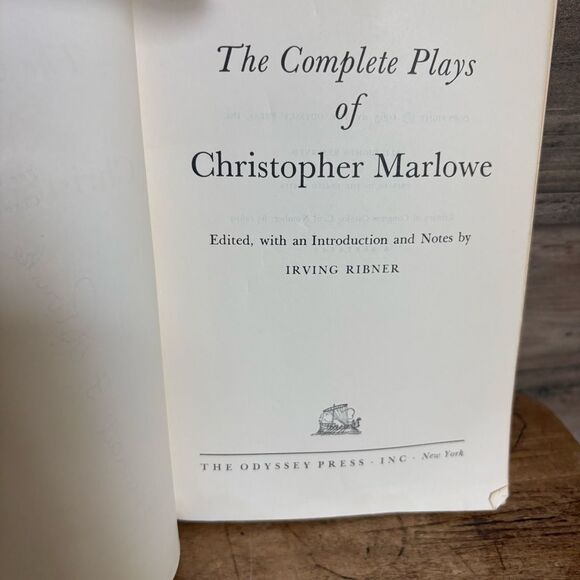 The Complete Plays of Christopher Marlowe used condition see pix for wear - Picture 3 of 9
